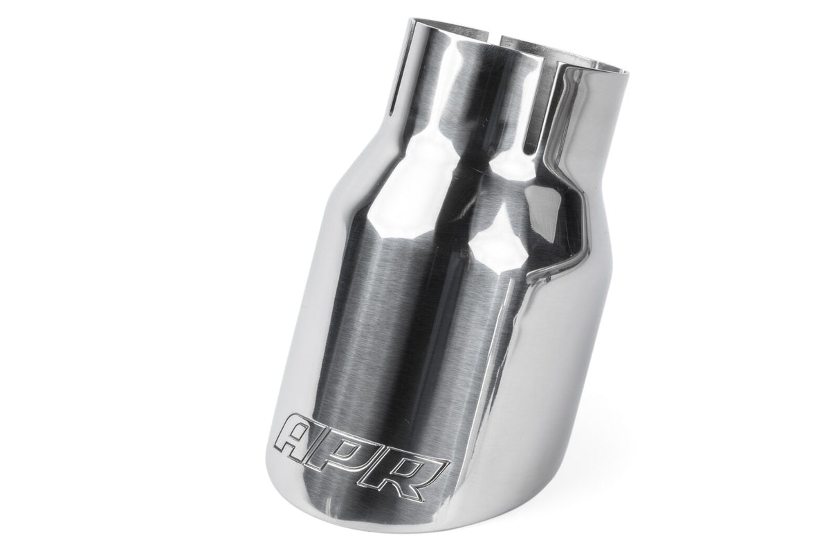 APR Double-Walled 3.5" Slash-Cut Tips Polished Silver
