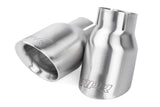 APR Double-Walled 3.5" Slash-Cut Tips Brushed Silver TPK0007 | Pro Speed Racing