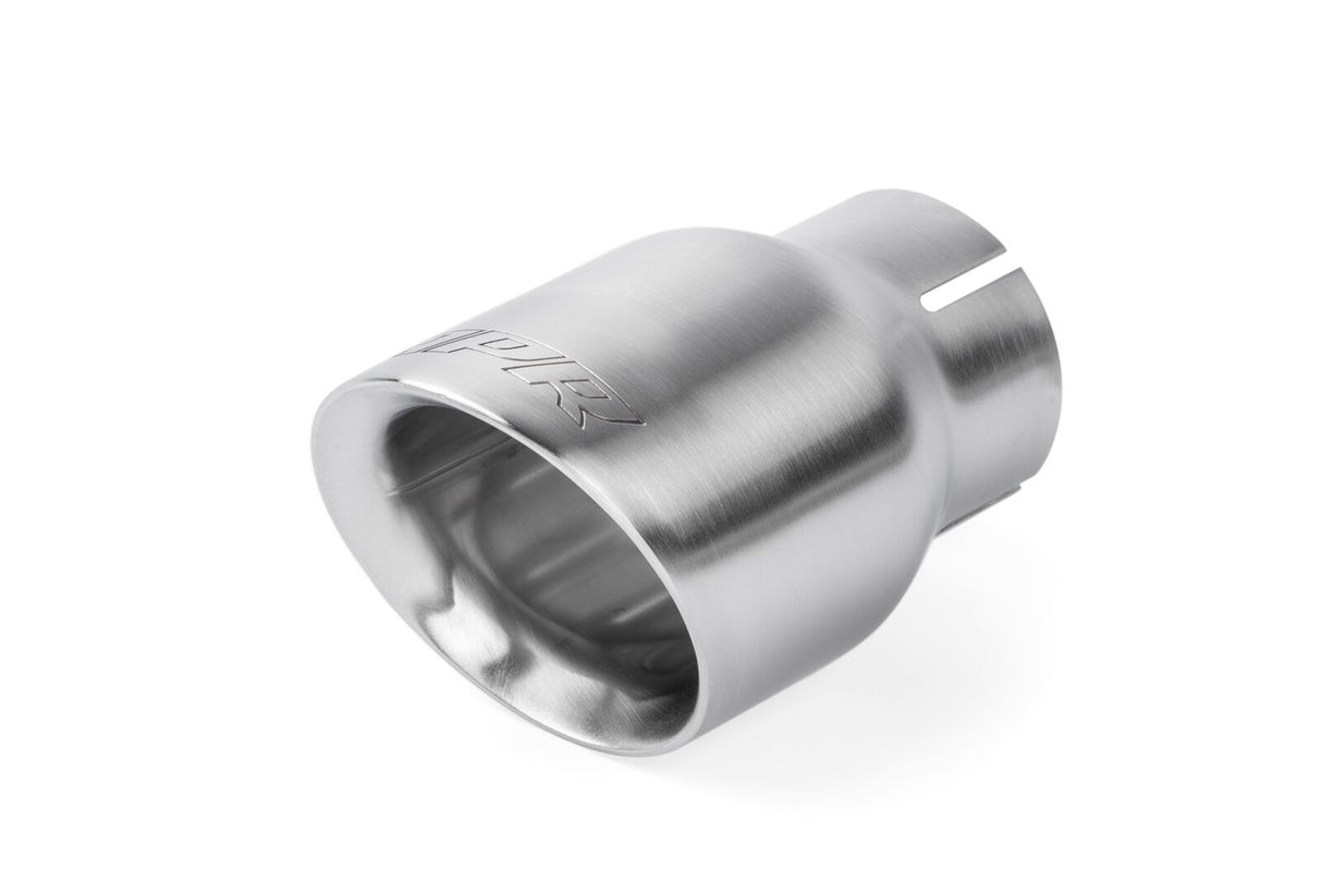 APR Double-Walled 3.5" Slash-Cut Tips Brushed Silver