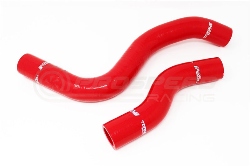 Torque Solution Silicone Radiator Hose Kit Red