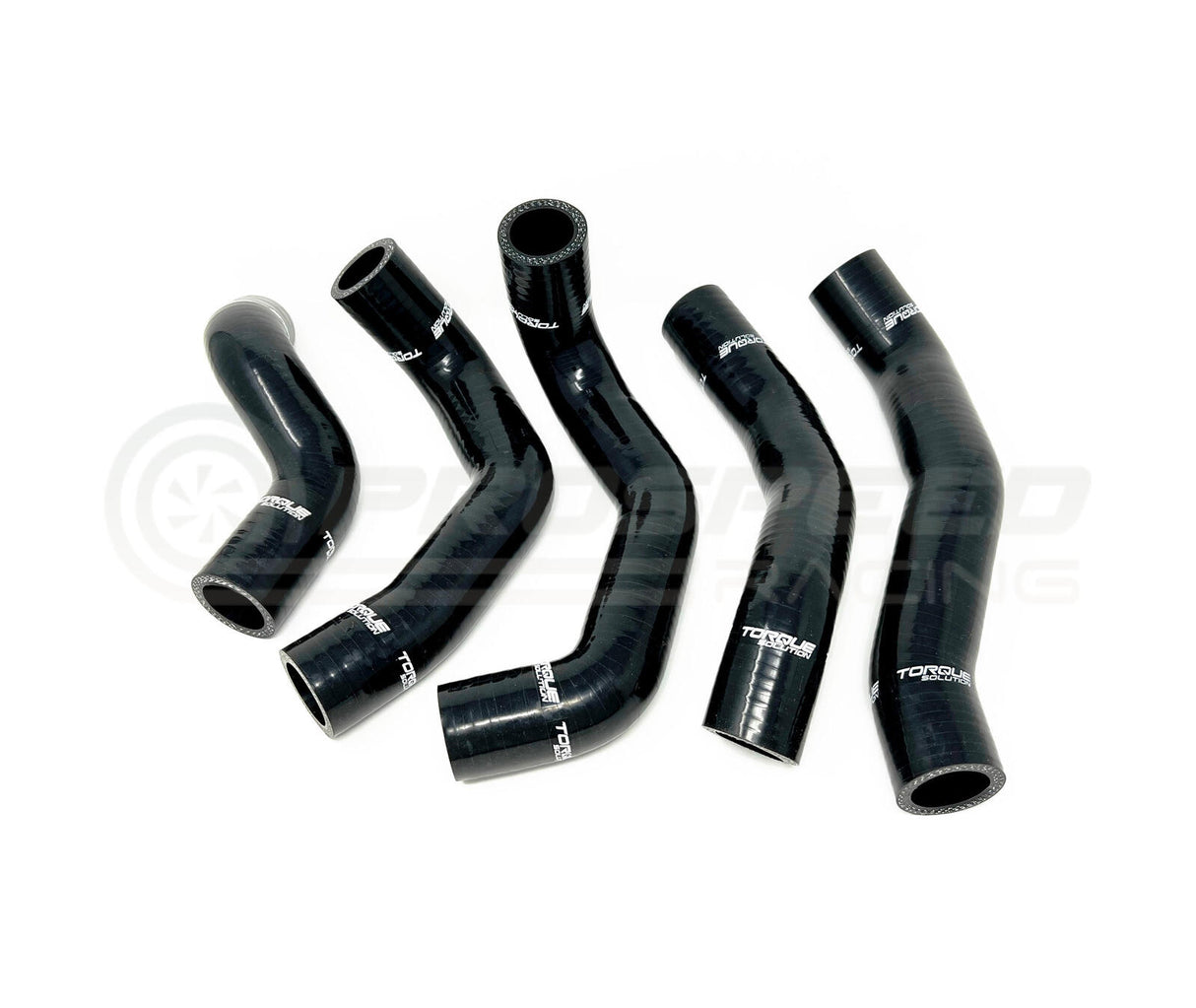 Torque Solution Silicone Radiator Hose Kit Black