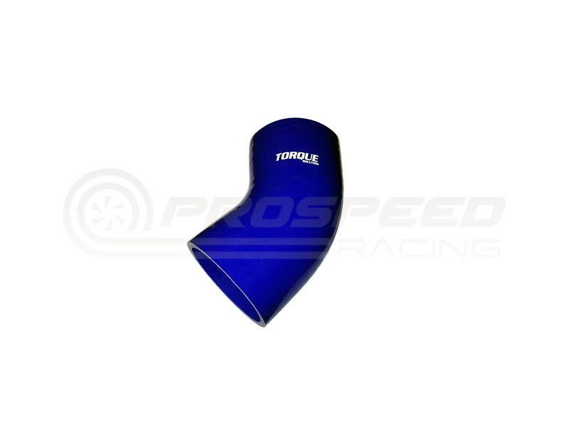 Torque Solution 45 Degree Silicone Elbow - 2.25" Blue