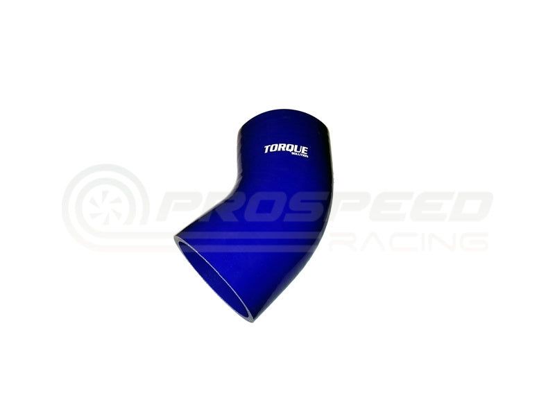 Torque Solution 45 Degree Silicone Elbow - 2.5" Blue