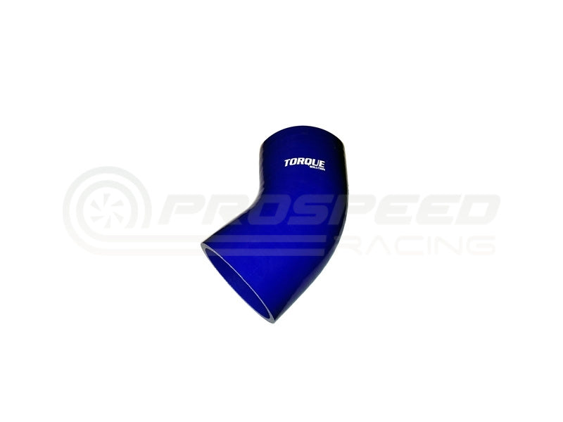 Torque Solution 45 Degree Silicone Elbow - 2" Blue