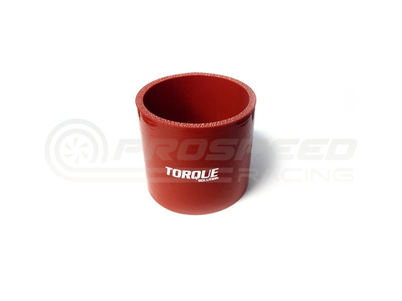 Torque Solution Straight Silicone Coupler - 2.5" Red