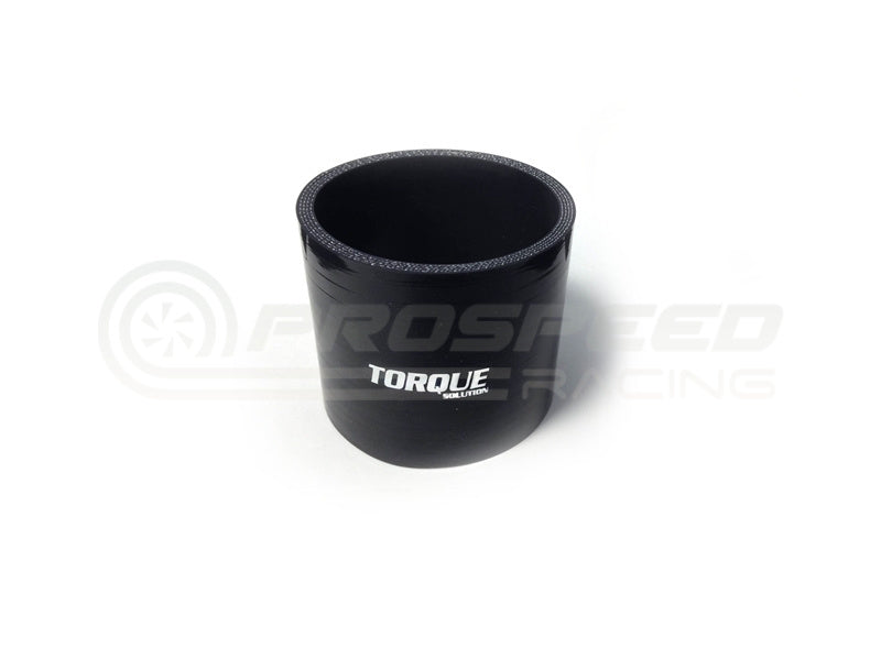 Torque Solution Straight Silicone Coupler - 4" Black