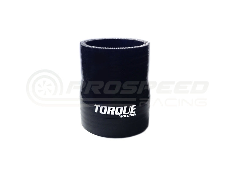 Torque Solution Transition Silicone Coupler - 2" to 2.25" Black