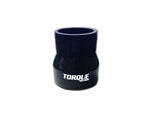 Torque Solution Transition Silicone Coupler 2.25" to 2.5" Black Universal