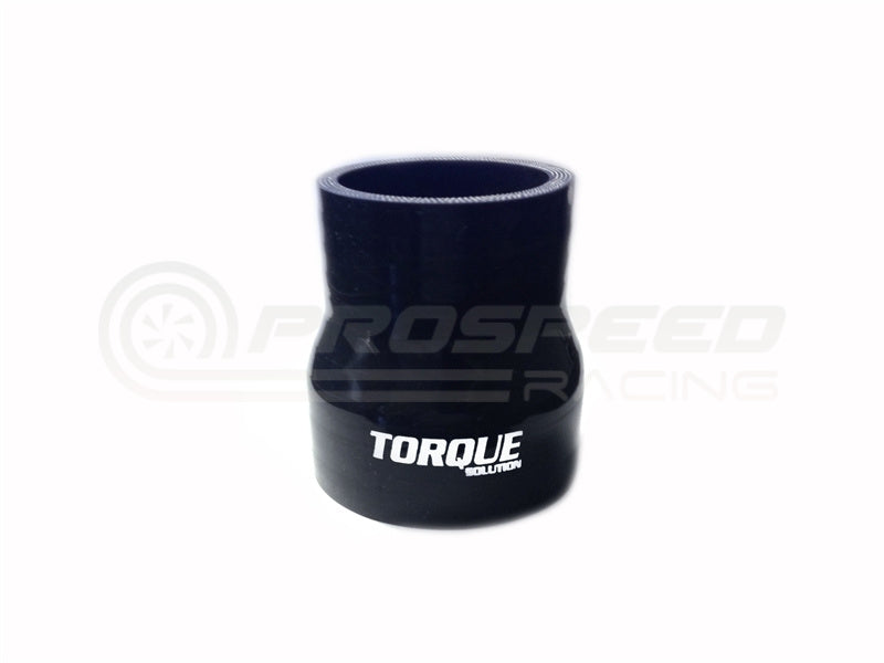 Torque Solution Transition Silicone Coupler - 2" to 2.5" Black