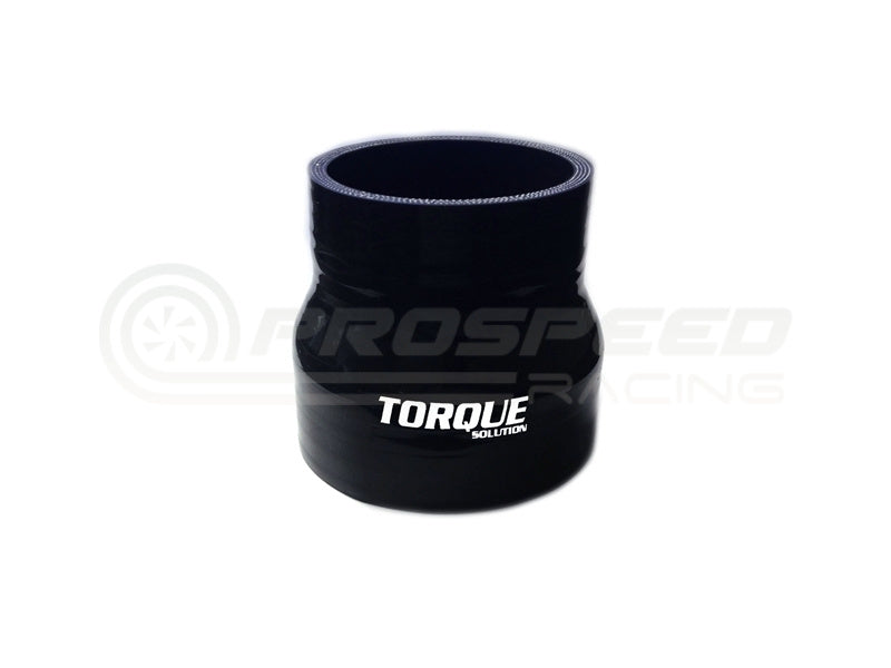 Torque Solution Transition Silicone Coupler - 2" to 3" Black