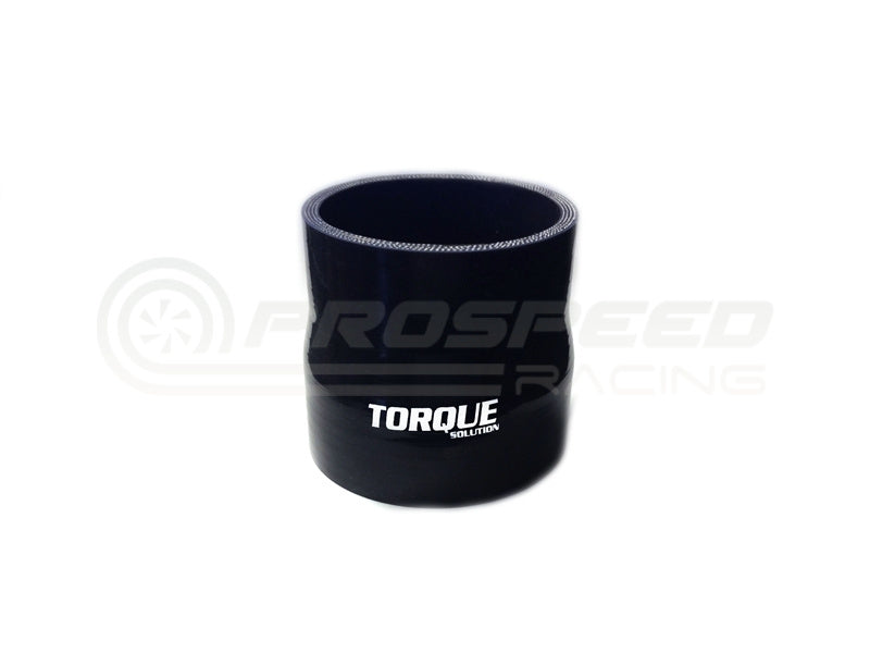 Torque Solution Transition Silicone Coupler - 2.75" to 3" Black