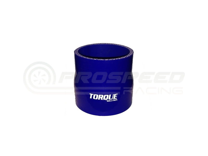 Torque Solution Transition Silicone Coupler - 2.75" to 3" Blue