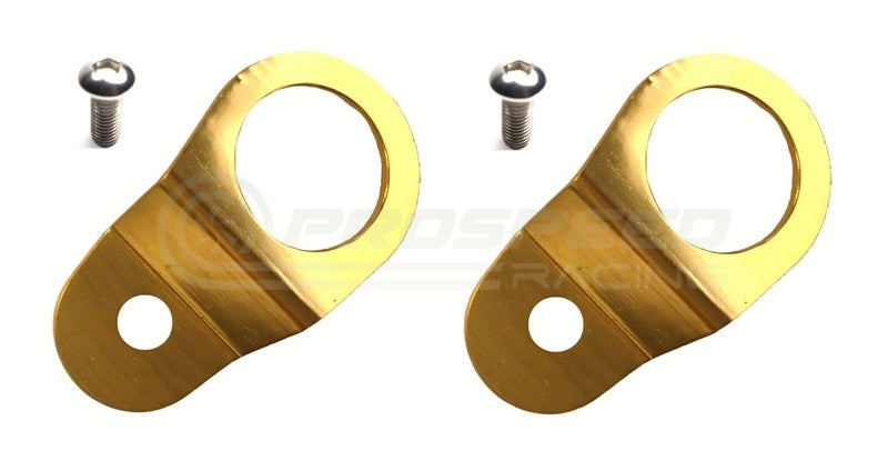 Torque Solution Radiator Mount Combo w/ Inserts (Gold)