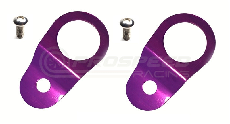 Torque Solution Radiator Mount Combo w/ Inserts (Purple)