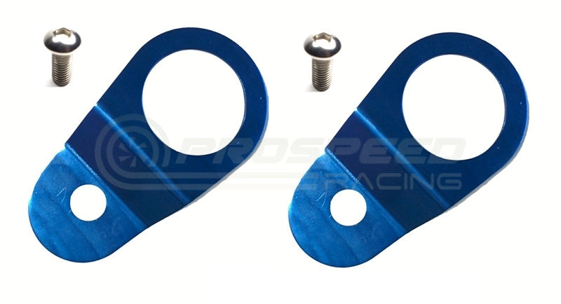 Torque Solution Radiator Mount Combo w/ Inserts (Blue)