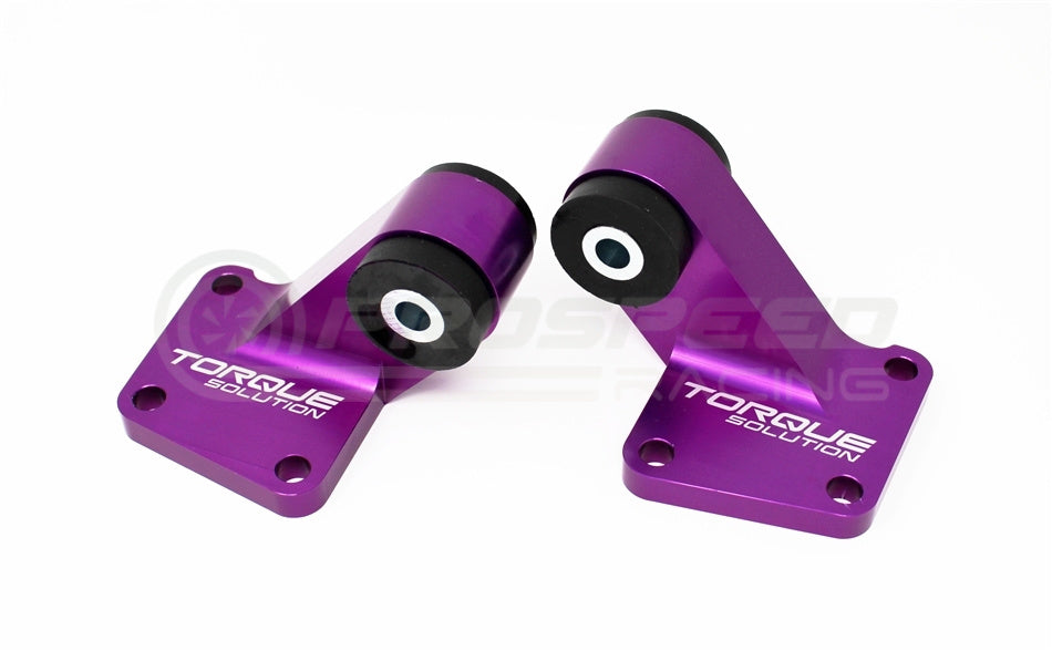 Torque Solution Billet Rear Differential Mounts Purple