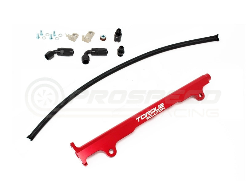 Torque Solution Billet Fuel Rail (Red)