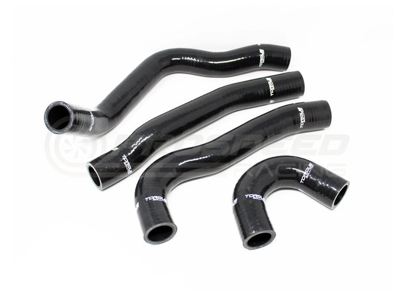 Torque Solution Silicone Radiator Hose Kit (Black)