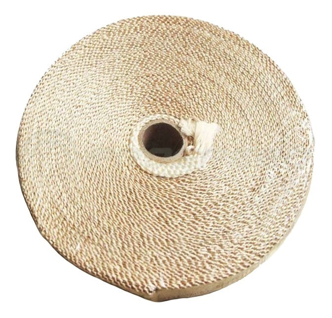 Torque Solution Fiberglass Exhaust Wrap (Tan) - Universal 2" x 50'