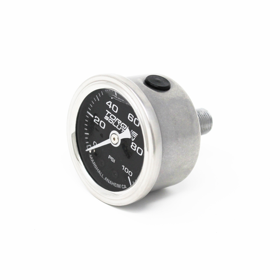 Torque Solution Fuel Pressure Gauge 100 PSI 1/8" NPT