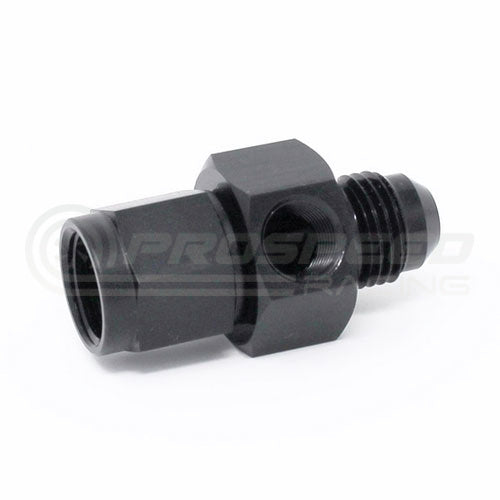 Torque Solution 6AN Female to Male Union Fitting with 1/8" NPT Port