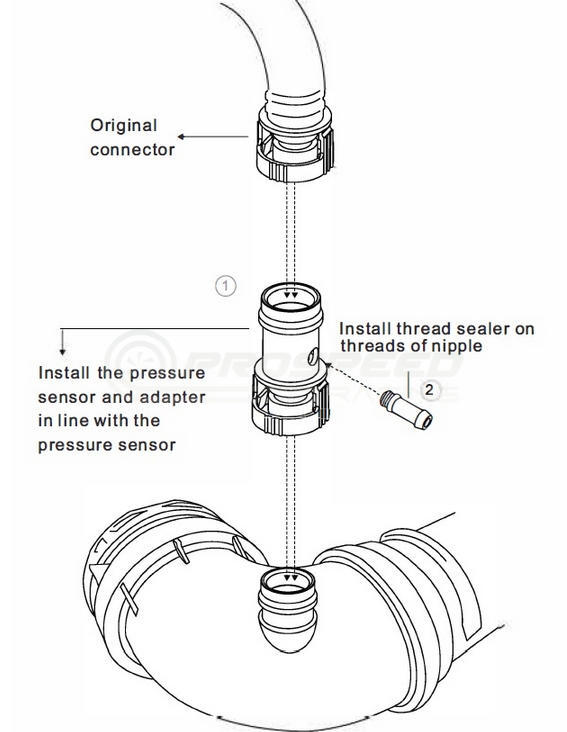 Torque Solution Billet Boost Tap