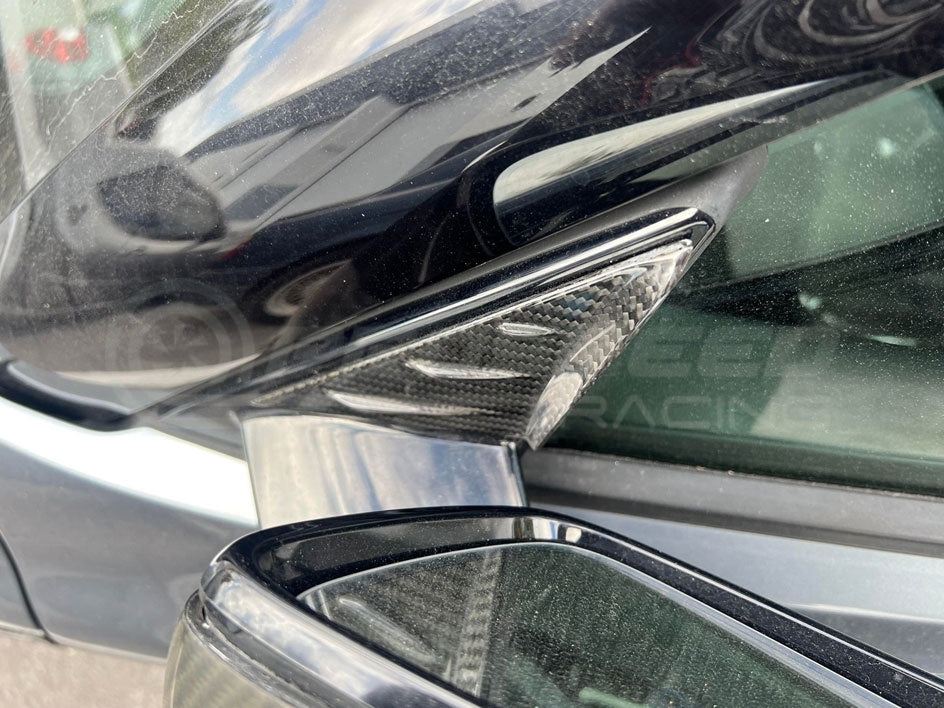 Torque Solution Carbon Fibre Anti Buffeting Wind Deflectors