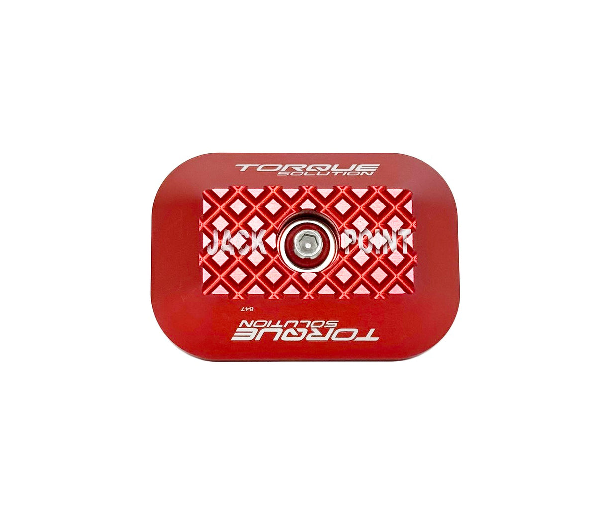 Torque Solution Replacement Billet Jack Pad Set - Red