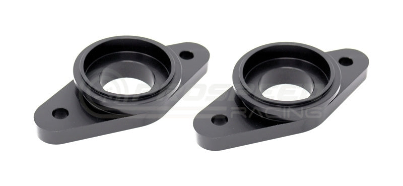 Torque Solution Billet Stock to Tial Blowoff Valve Adapter (Black)