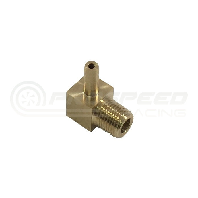 Torque Solution Brass 1/8" NPT Fitting: Universal 90 Degree Barb
