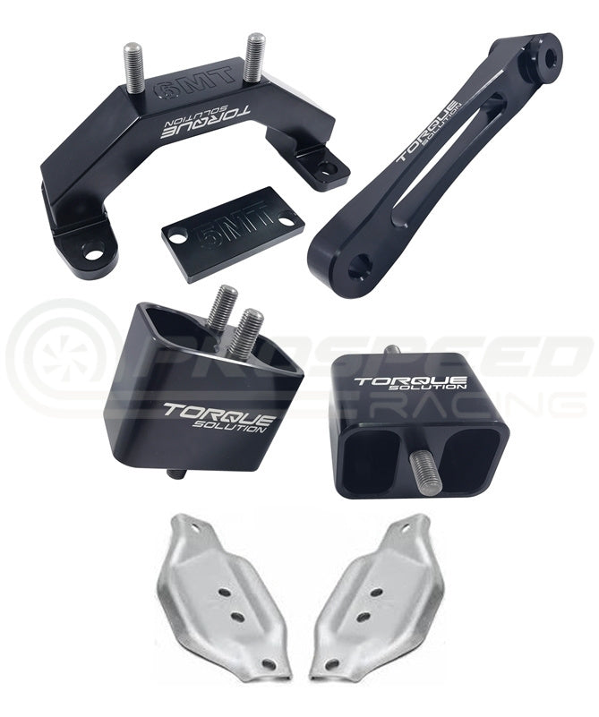 Torque Solution Solid Engine / Transmission / Pitch Mount w/ Mount Plates