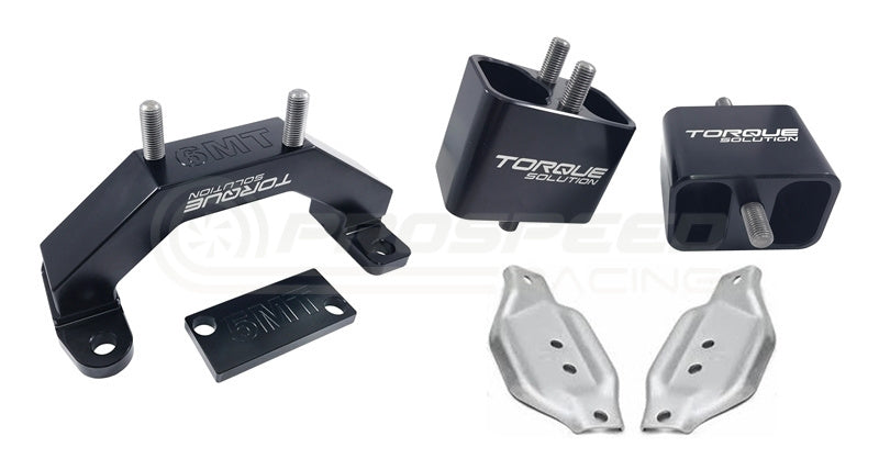 Torque Solution Solid Billet Engine & Transmission Mounts w/ Mount Plates