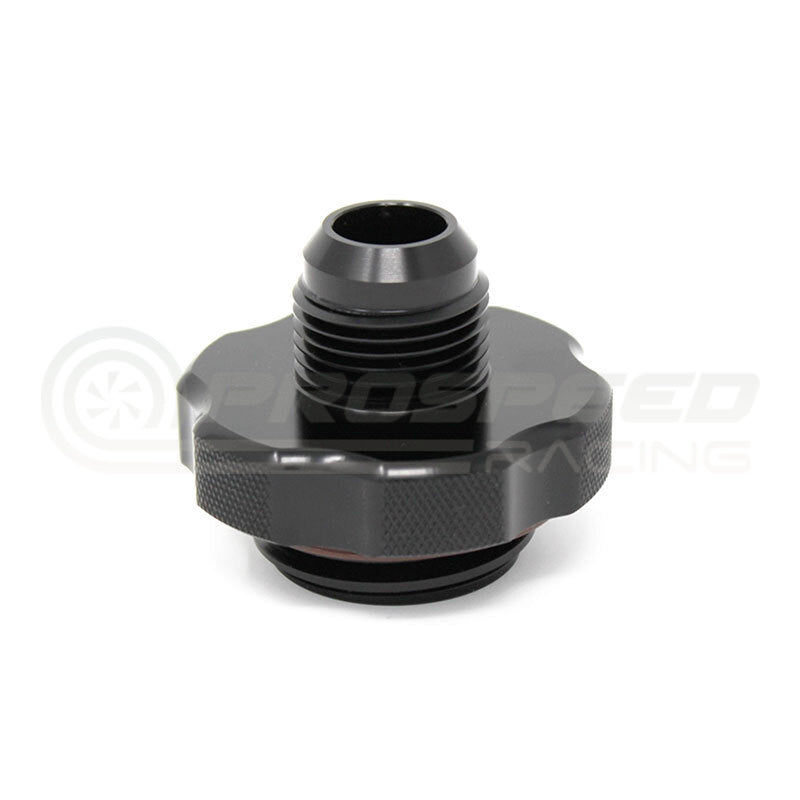 Torque Solution 12AN Breather Oil Cap Black