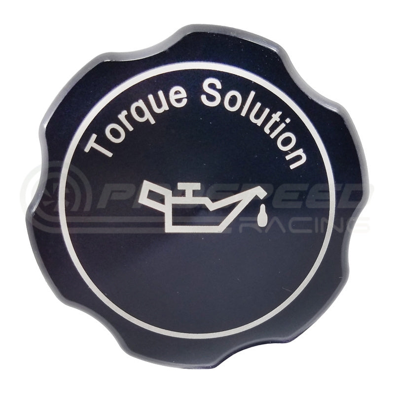 Torque Solution Billet Oil Cap Black