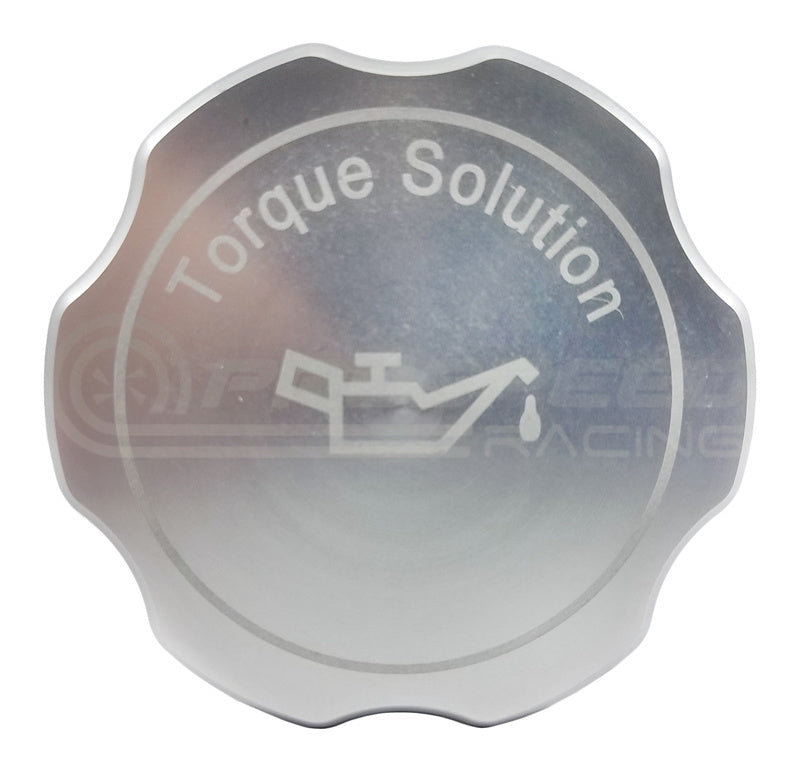 Torque Solution Billet Oil Cap Silver