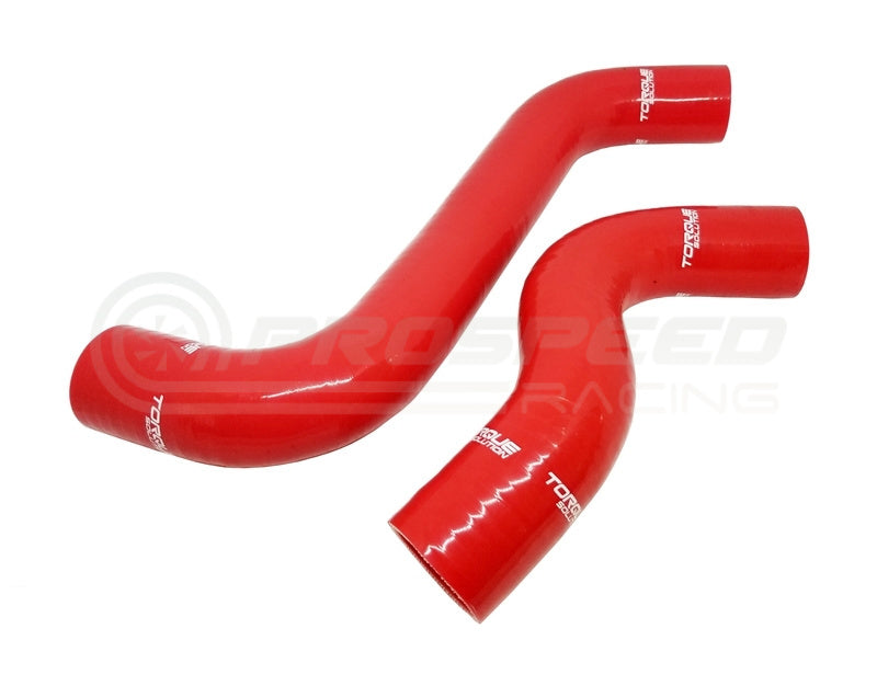 Torque Solution Silicone Radiator Hose Kit (Red)