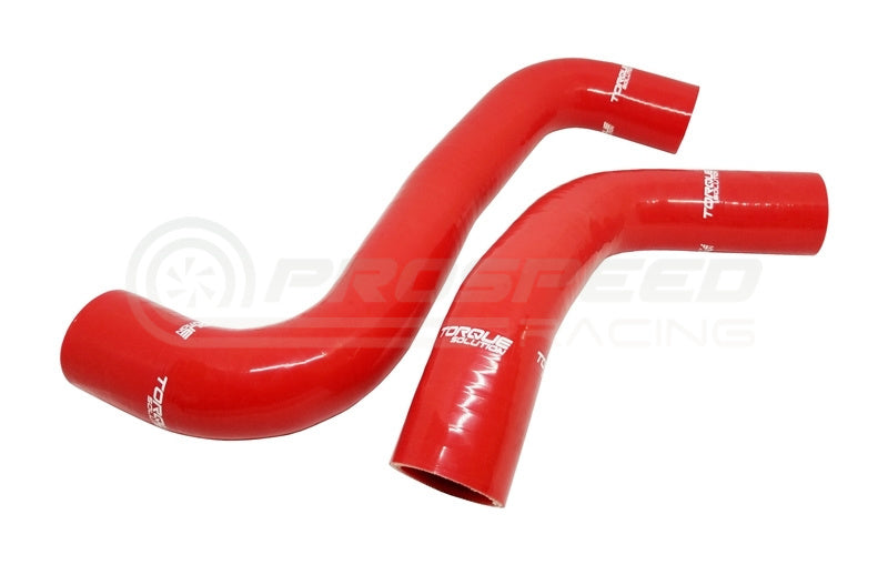 Torque Solution Silicone Radiator Hoses RED