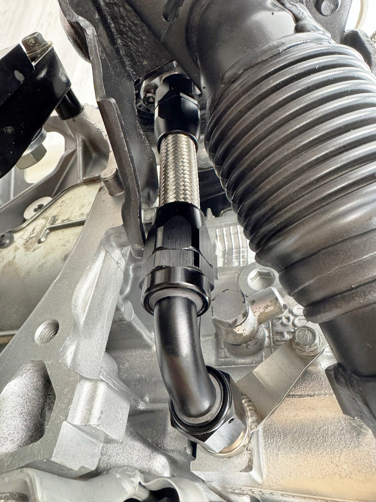 Torque Solution Stock Location -10AN Turbo Oil Return Line Kit