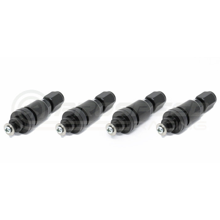 Torque Solution Billet TPMS Valve Stem Black Set of 4