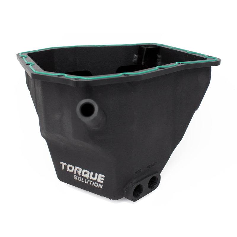 Torque Solution HD Oil Pan Black - Subaru WRX/STI/FXT/LGT (EJ20/EJ25)