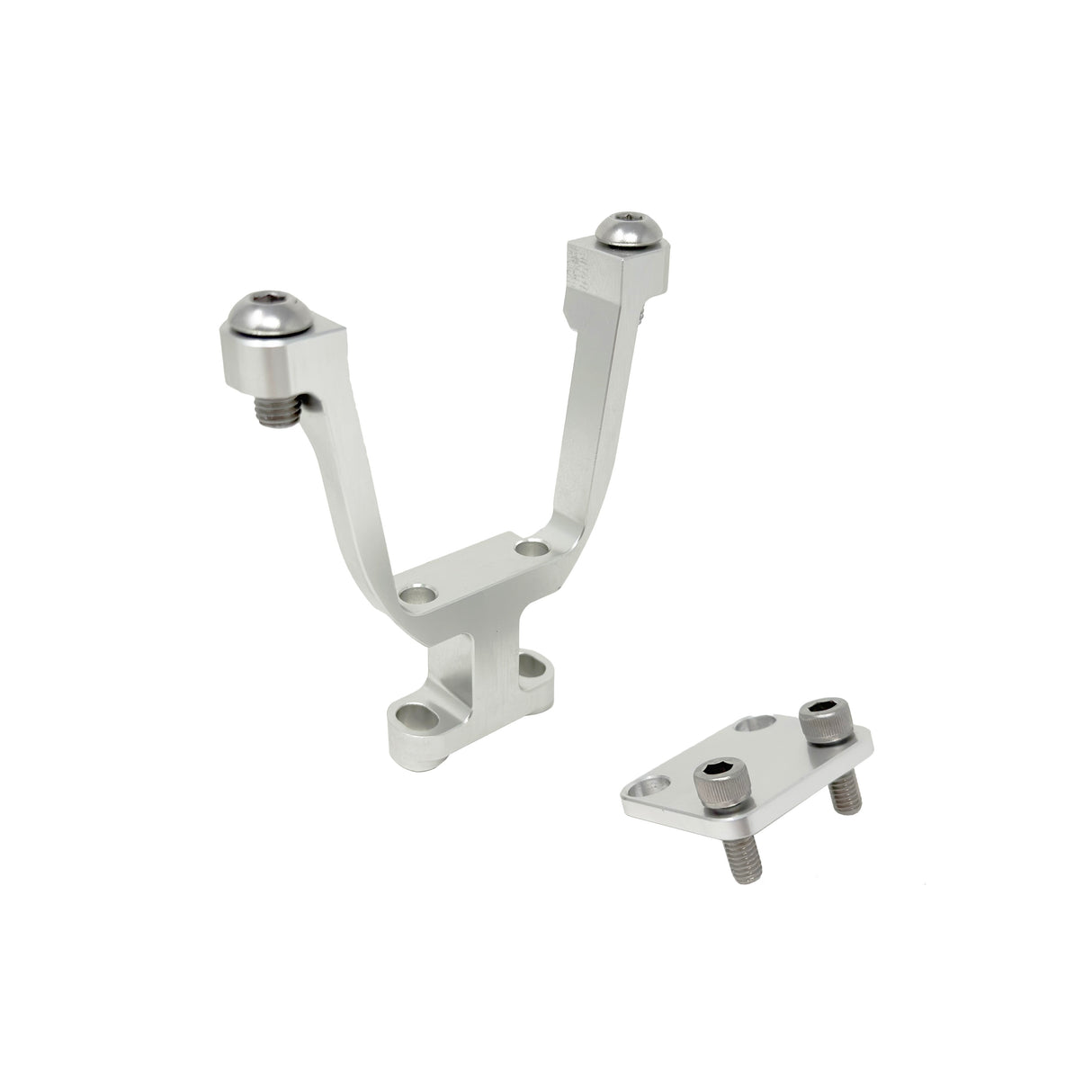 Torque Solution Coolant Expansion Tank Pedestal - Silver