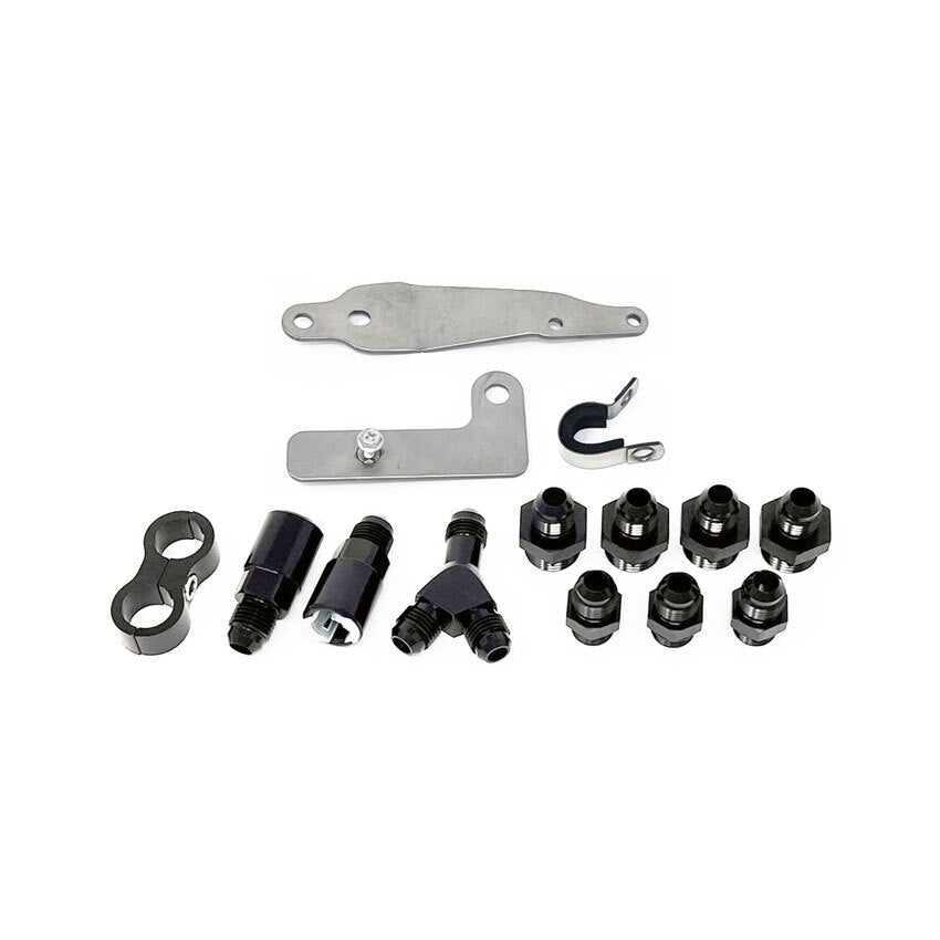 Torque Solution PTFE Fuel Line Kit For Flex Fuel