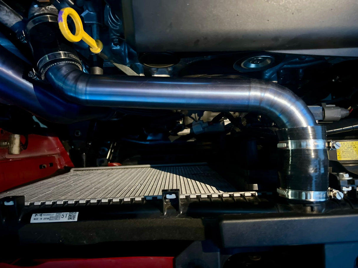 Torque Solution Radiator Hose Kit w/Titanium Upper Pipe