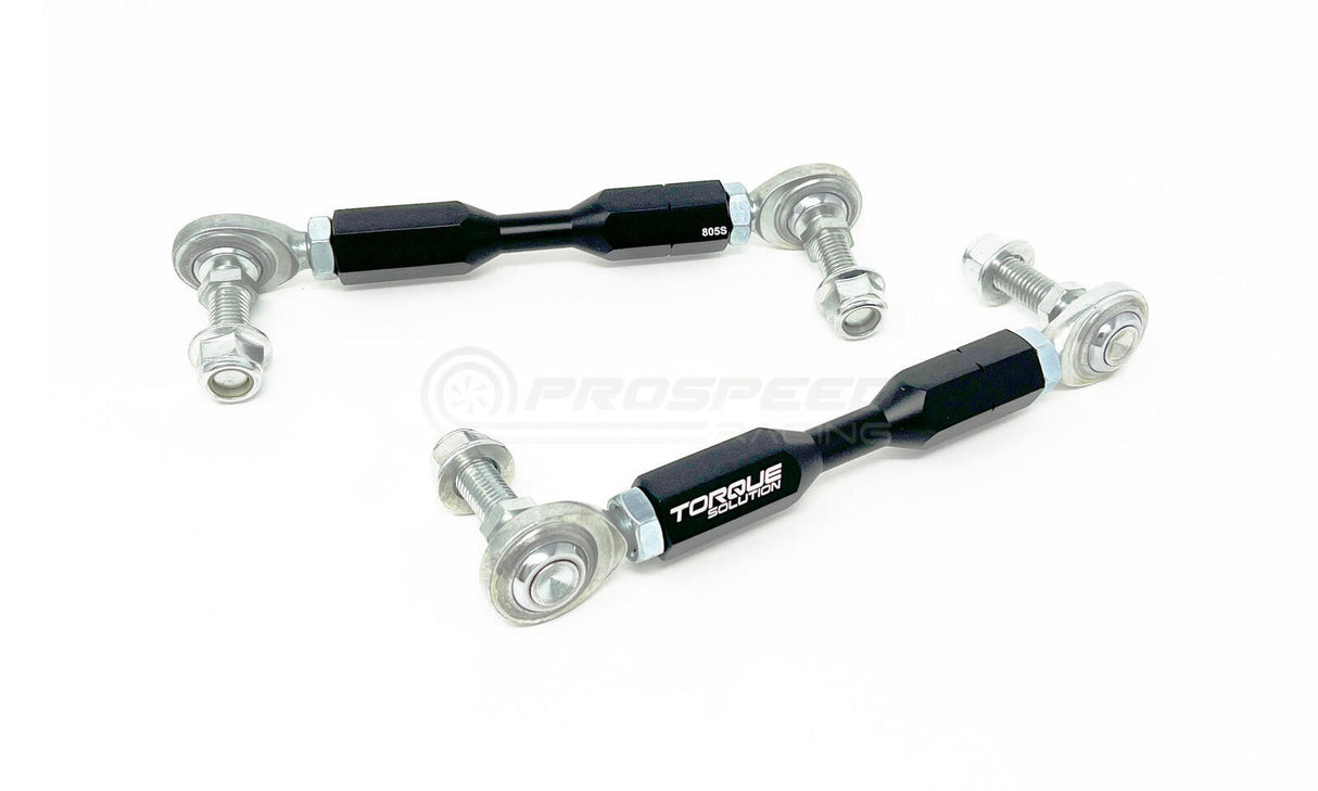 Torque Solution Adjustable Front Endlinks Shorter for Aftermarket Suspension