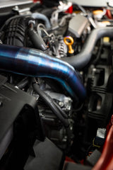 Torque Solution Titanium Intercooler Charge Pipe Burnt Purple Finish