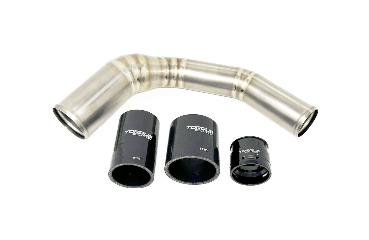Torque Solution Titanium Intercooler Charge Pipe Raw Finish - Subaru WRX VB VN 22+/Outback XT BT 23+ TS-SU-812