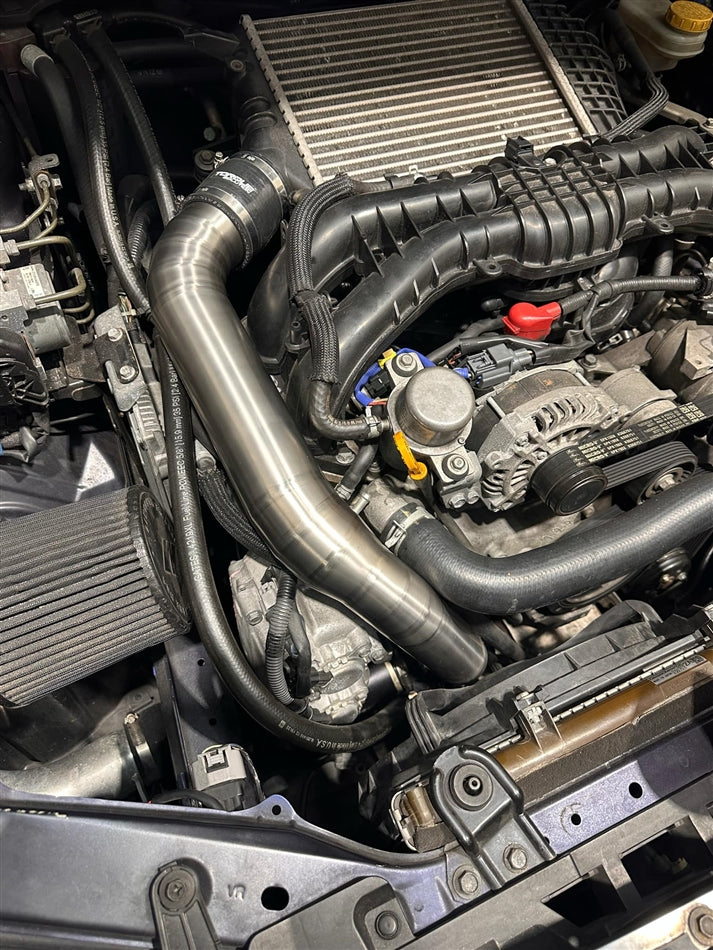Torque Solution Titanium Top Mount Charge Pipe
