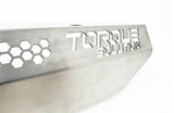 Torque Solution Titanium Engine Pulley Cover - Brushed Raw Finish