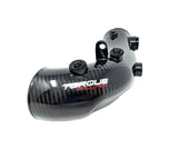 Torque Solution Carbon Fibre Hard Turbo Inlet - OEM (2.4")