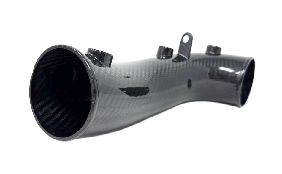 Torque Solution Carbon Fibre Hard Turbo Inlet - OEM (2.4")